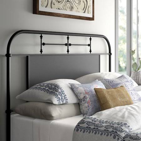 Queen Black Open-Frame Headboard N71204