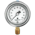 Pressure Gauge 0 to 300 Psi 3-1/2 in. F26713