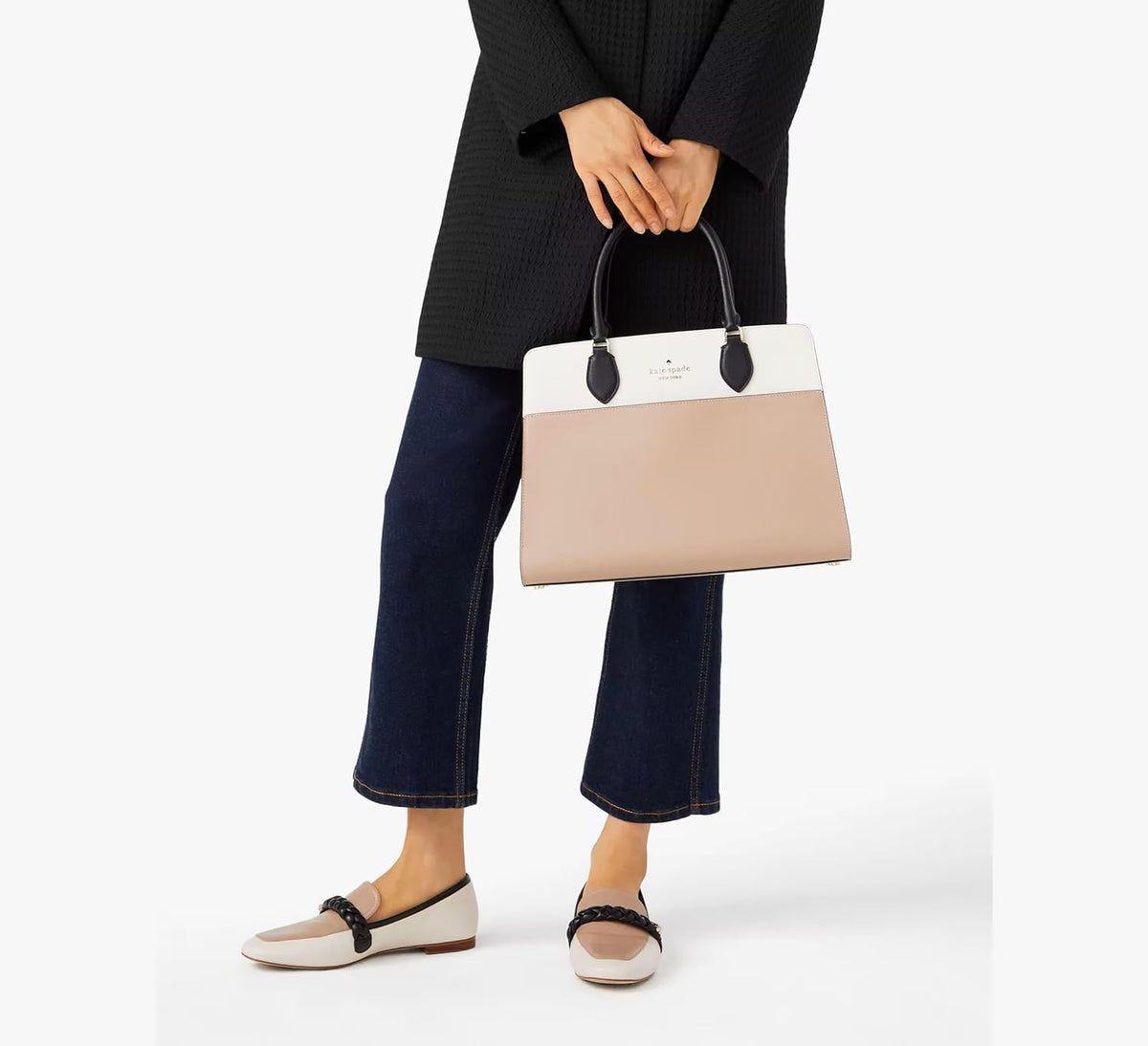 Large Satchel Handbag (Toasted Hazelnut Multi) C2072