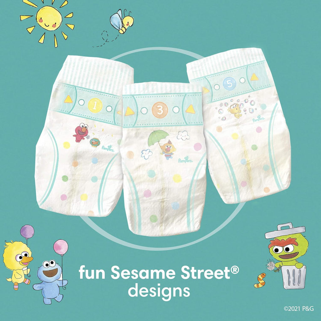 Size 4 Baby Dry Diapers, 28 Count R484095