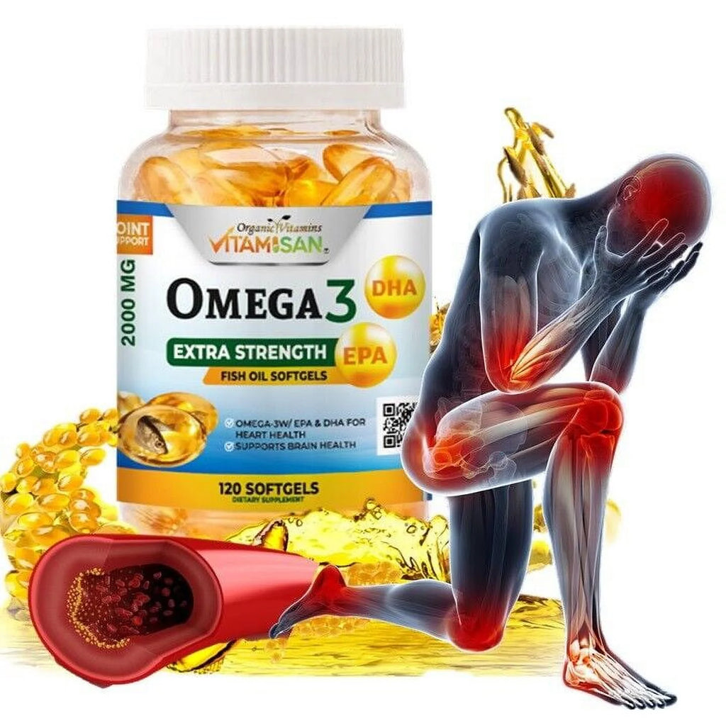 Omega 3 2000mg 120 Softgels Fish Oil H108