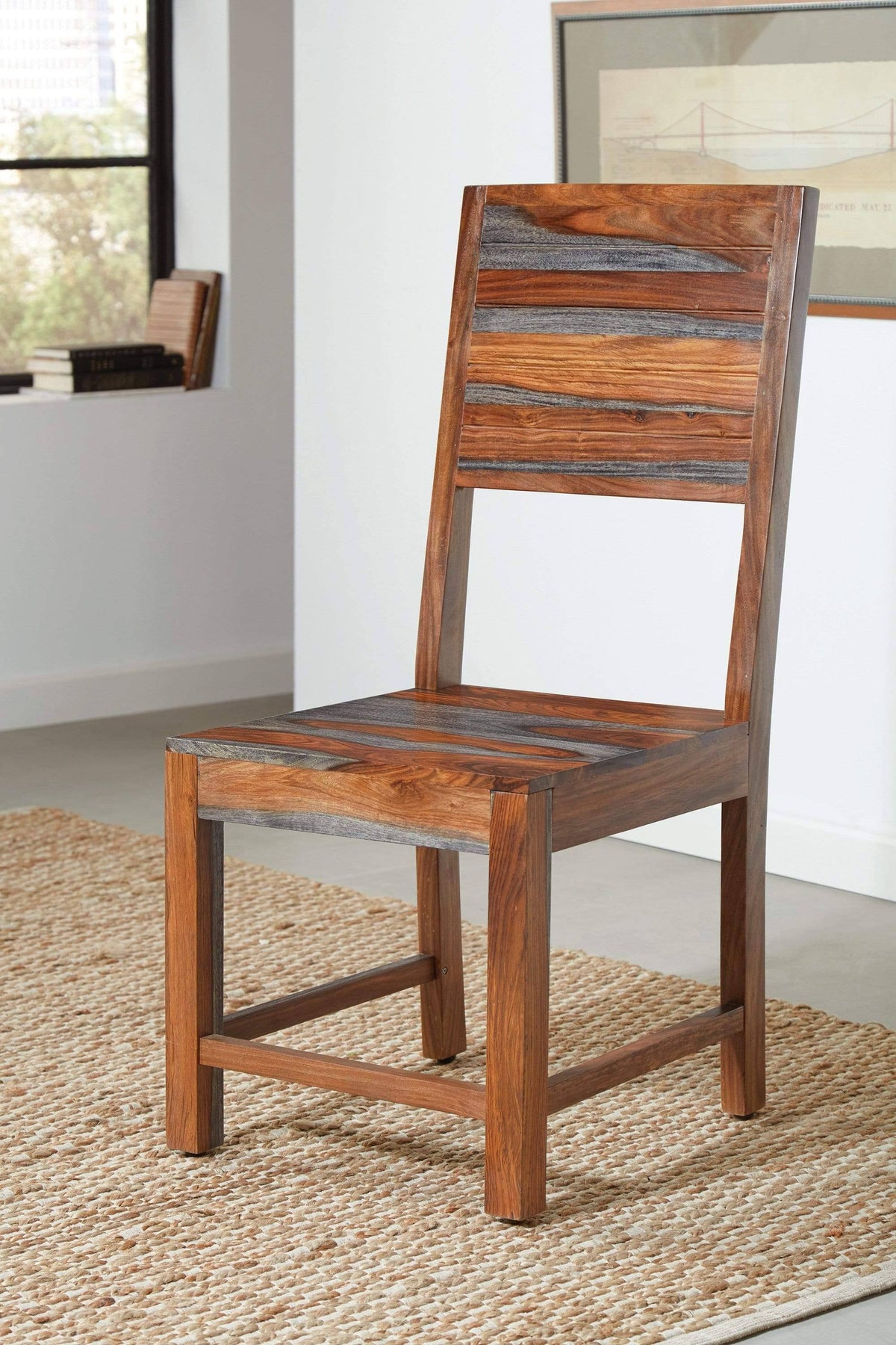 Grey Sheesham Chair F706085