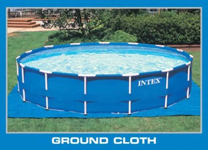18ft x 48in Round Metal Frame Above Ground Swimming Pool Set R809400