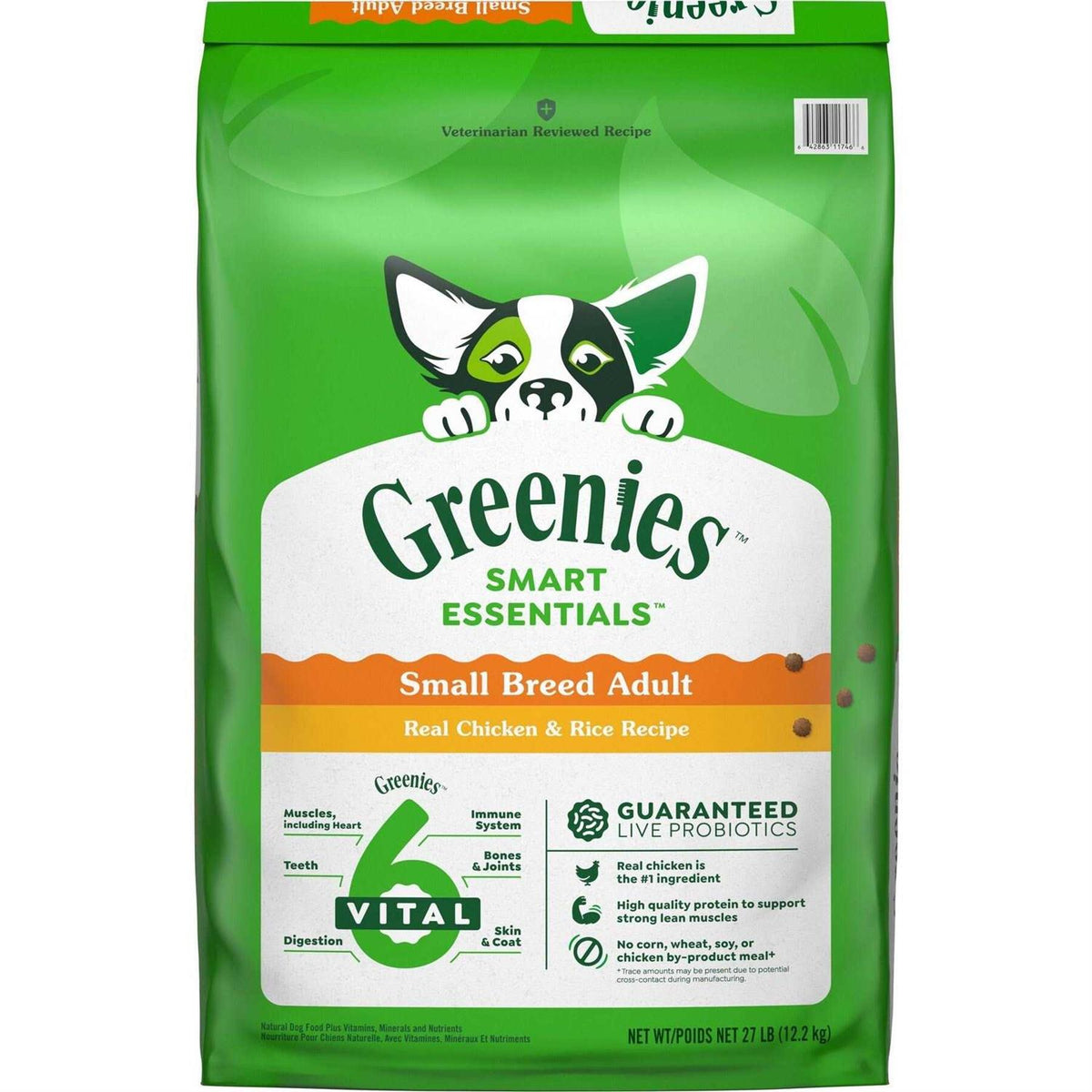 High Protein Real Chicken & Rice Dry Dog Food W2428