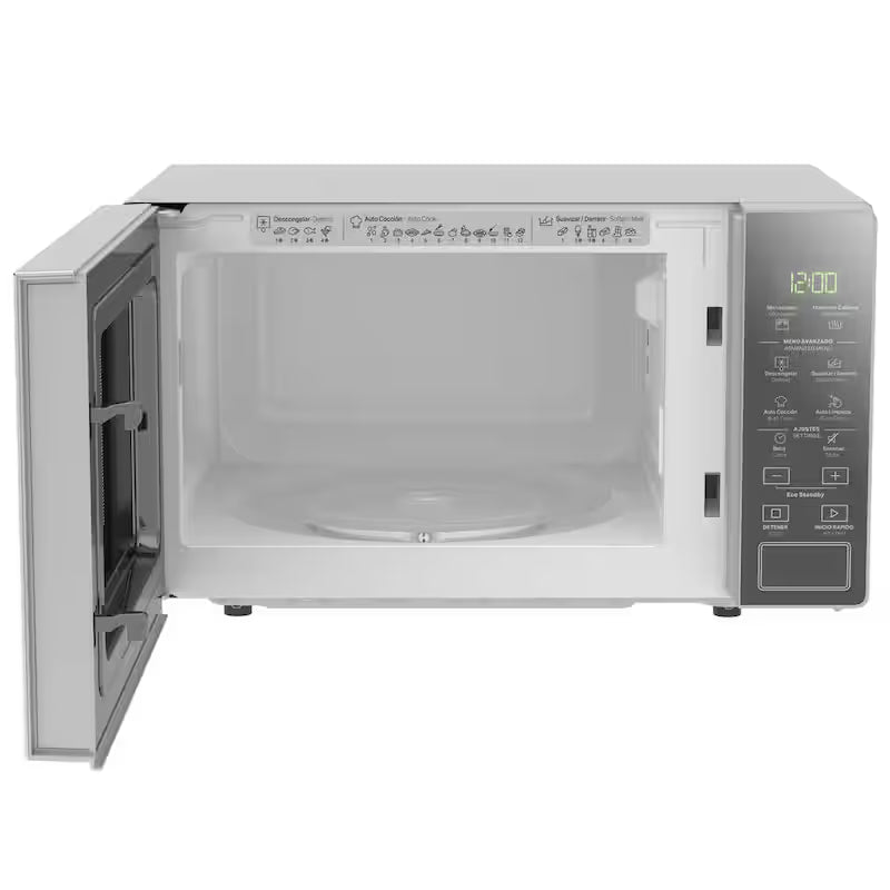 18 in. 0.7 cu. ft. Silver Countertop Microwave F2616