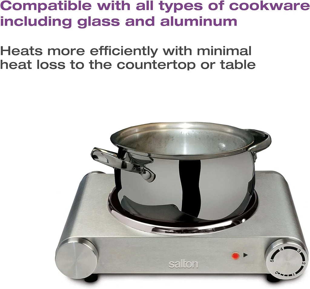 Single Burner Infrared Cooking Range Stainless Steel Y77567
