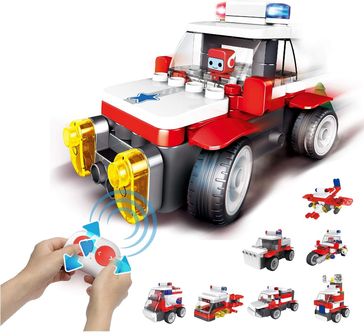 Toy Car Model Building Kit 8-in-1 60 Pieces P9143
