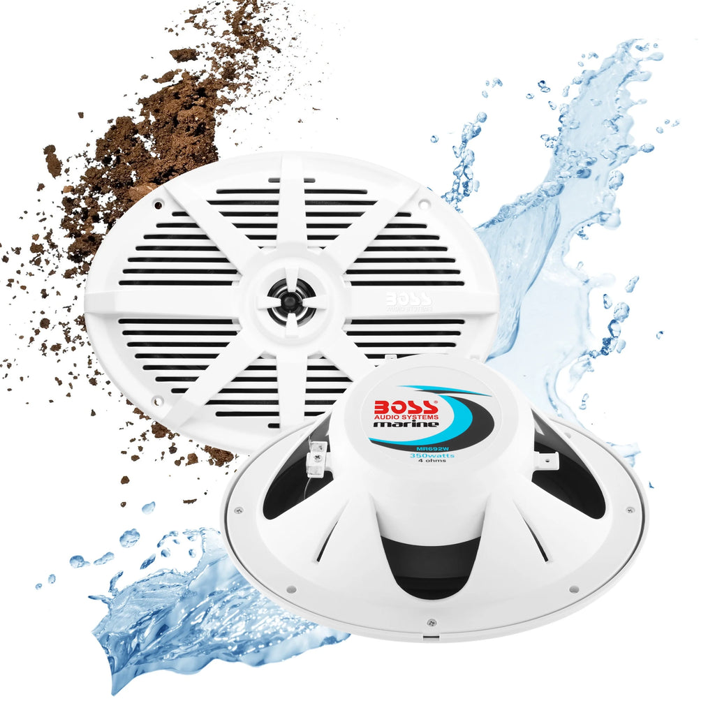 6 x 9 Inch Marine Stereo Speakers E48445