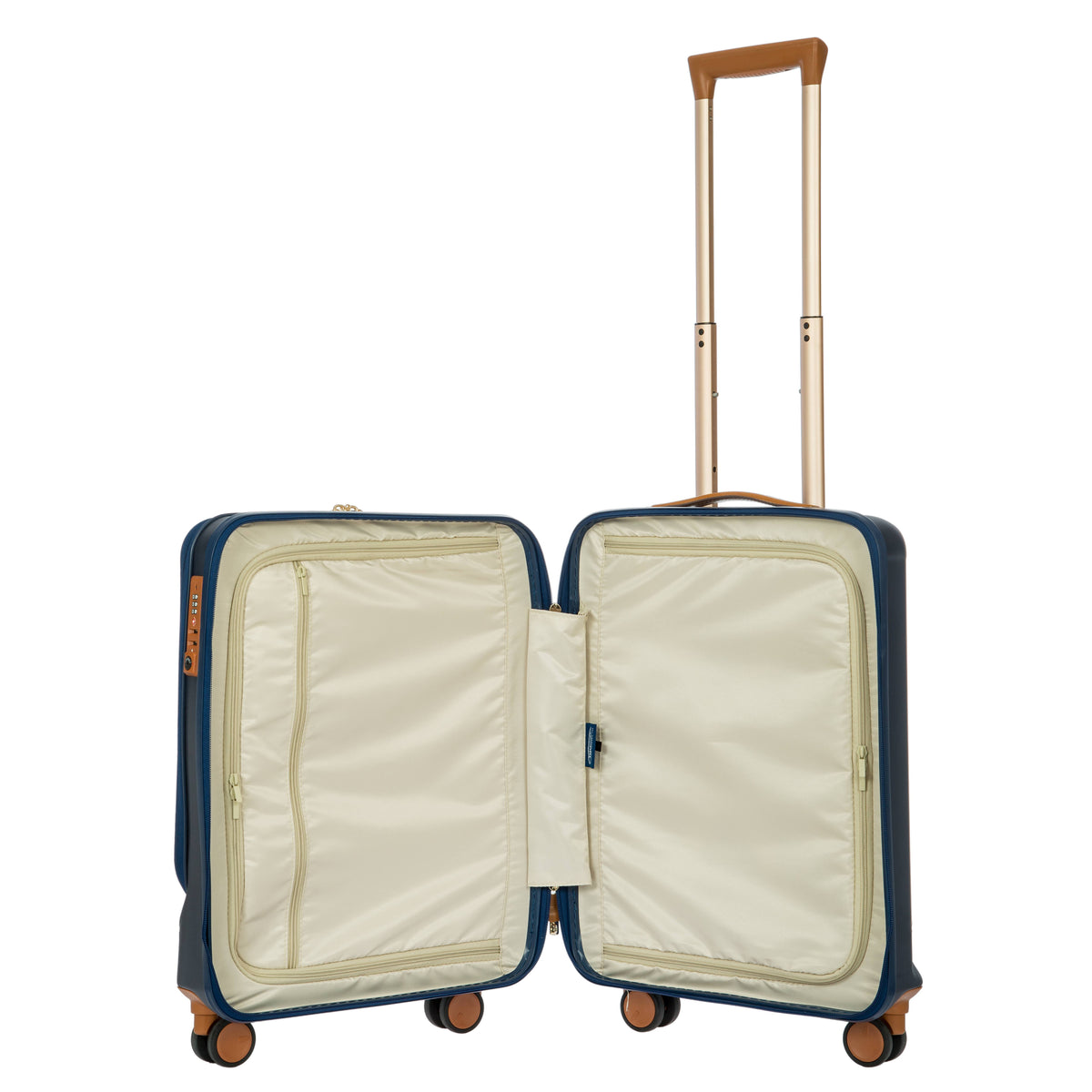 Matte Blue 21x22 Carry-On Spinner with Pocket O20555