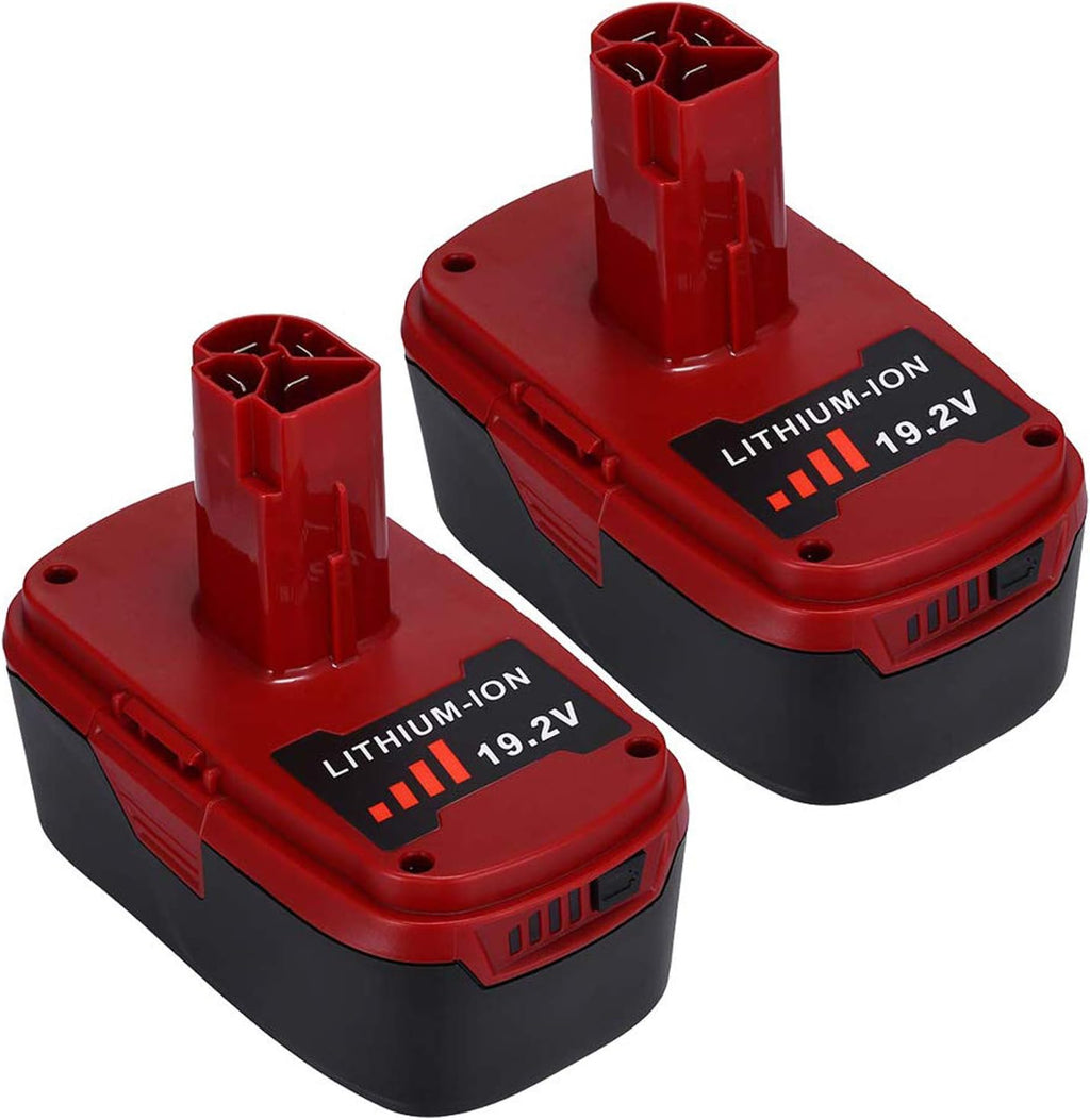 2 Packs 6.0Ah 19.2V Lithium-ion Battery F618282