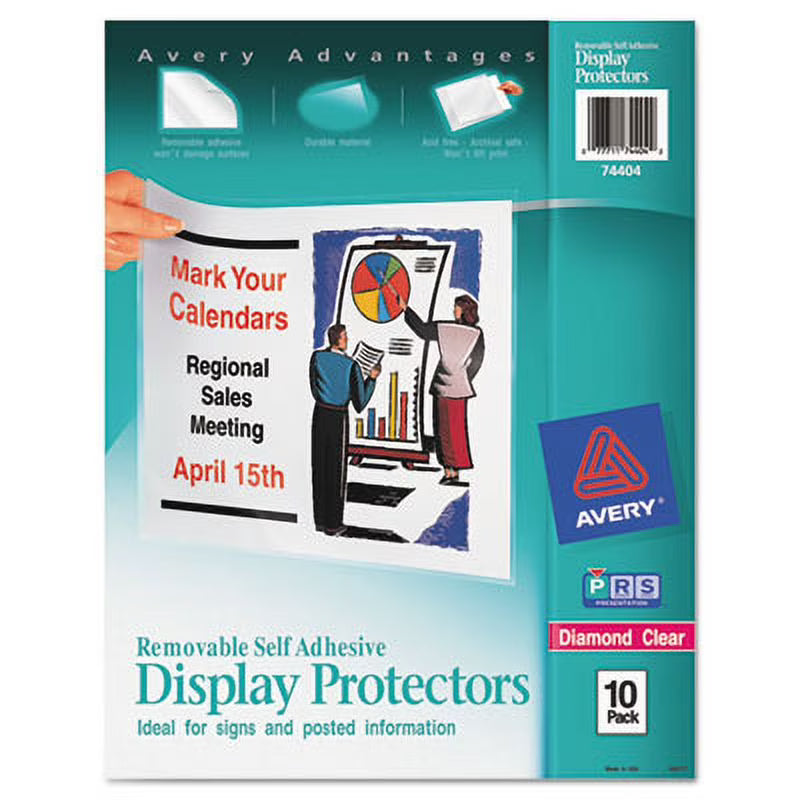 2PK Top-Load Sheet Protectors, Letter, 10/Pack Z69681