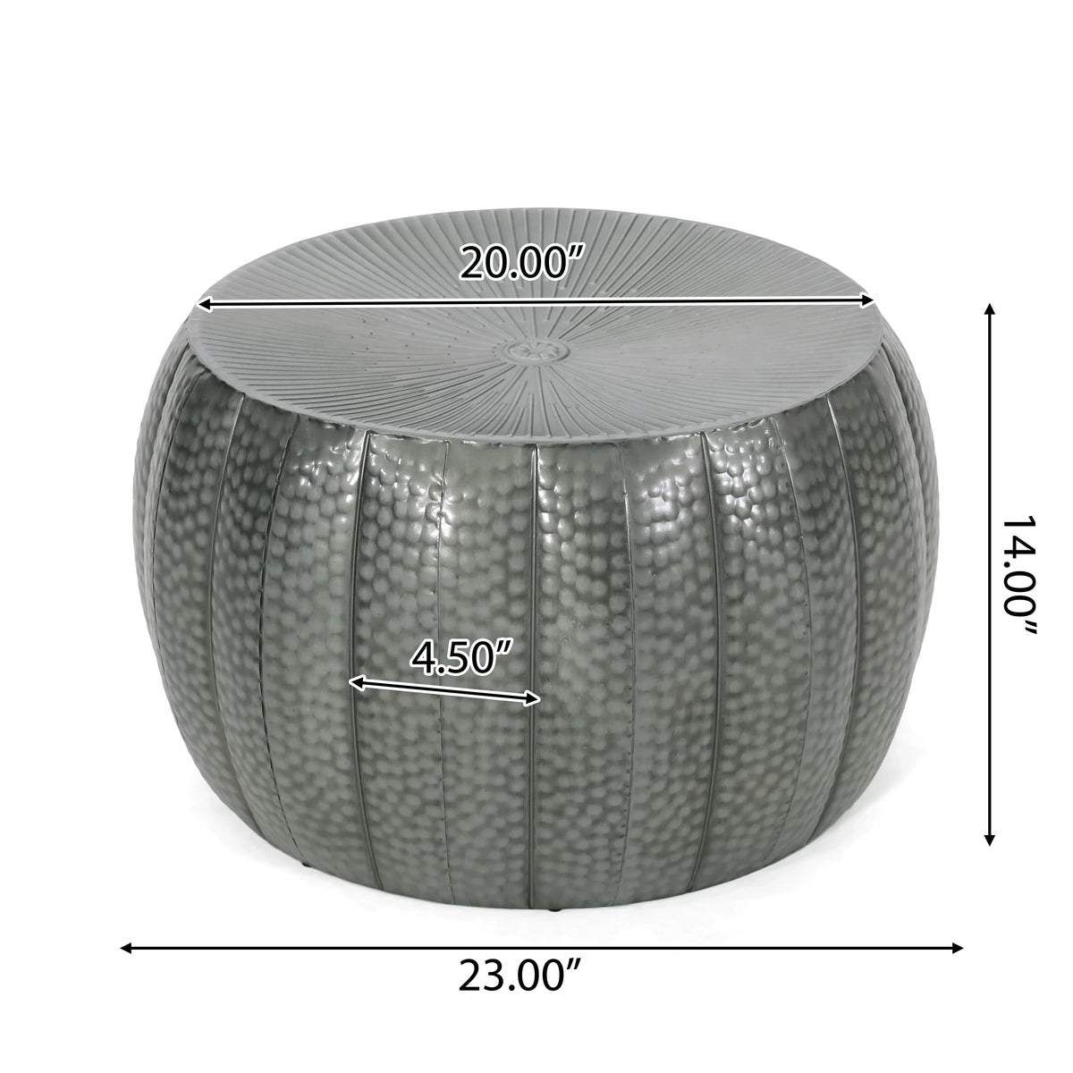 Modern Iron Sunburst Coffee Table V17682