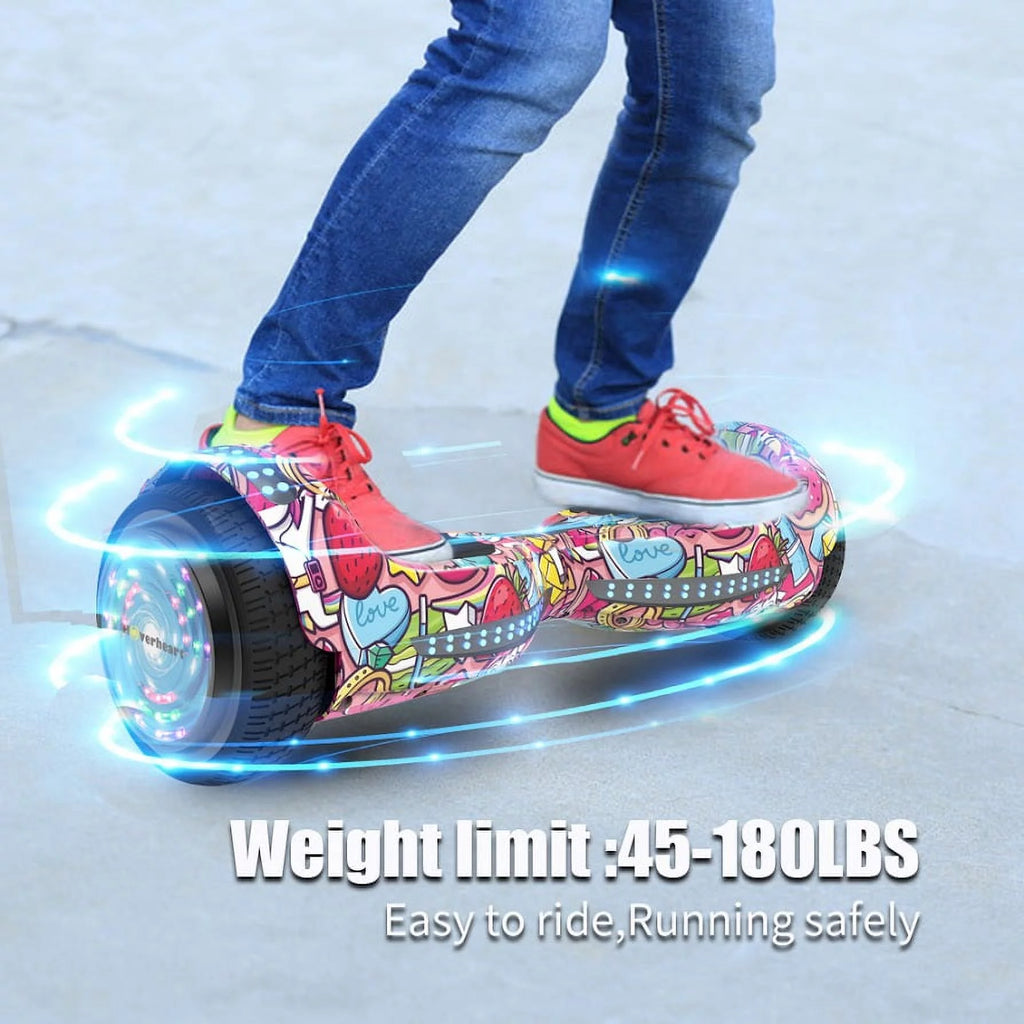 6.5 Bluetooth Speaker LED Light Self Balancing Electric Scooter V10183