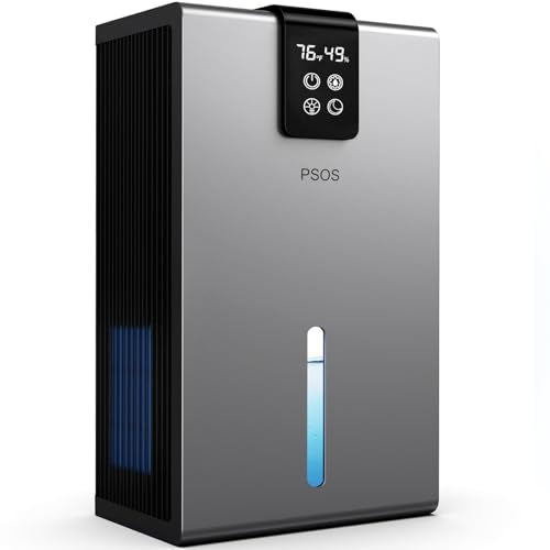 98 OZ Quiet Dehumidifier with Humidity Display, Auto Shut Off, Grey Z12851