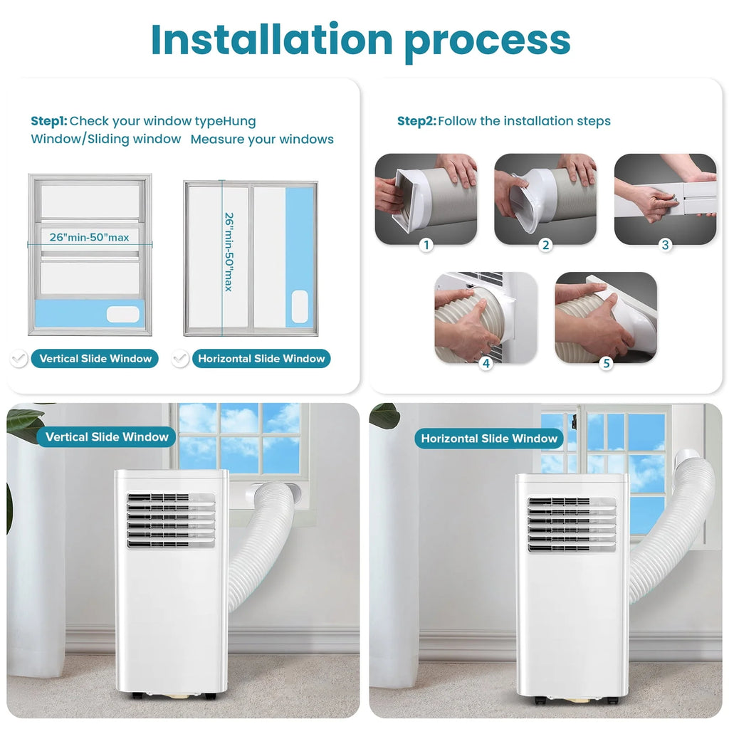 Portable Air Conditioner with Window Kit 5000BTU E81450