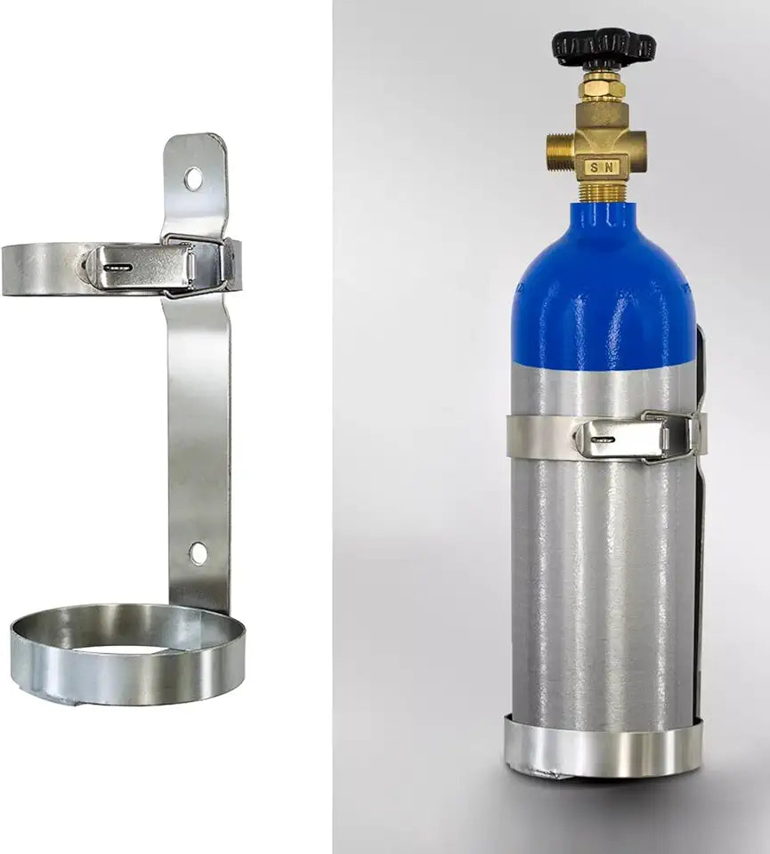 Stainless Steel Oxygen Tank Holder M440