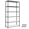 6-Tier Black Wire Shelving Unit T2572