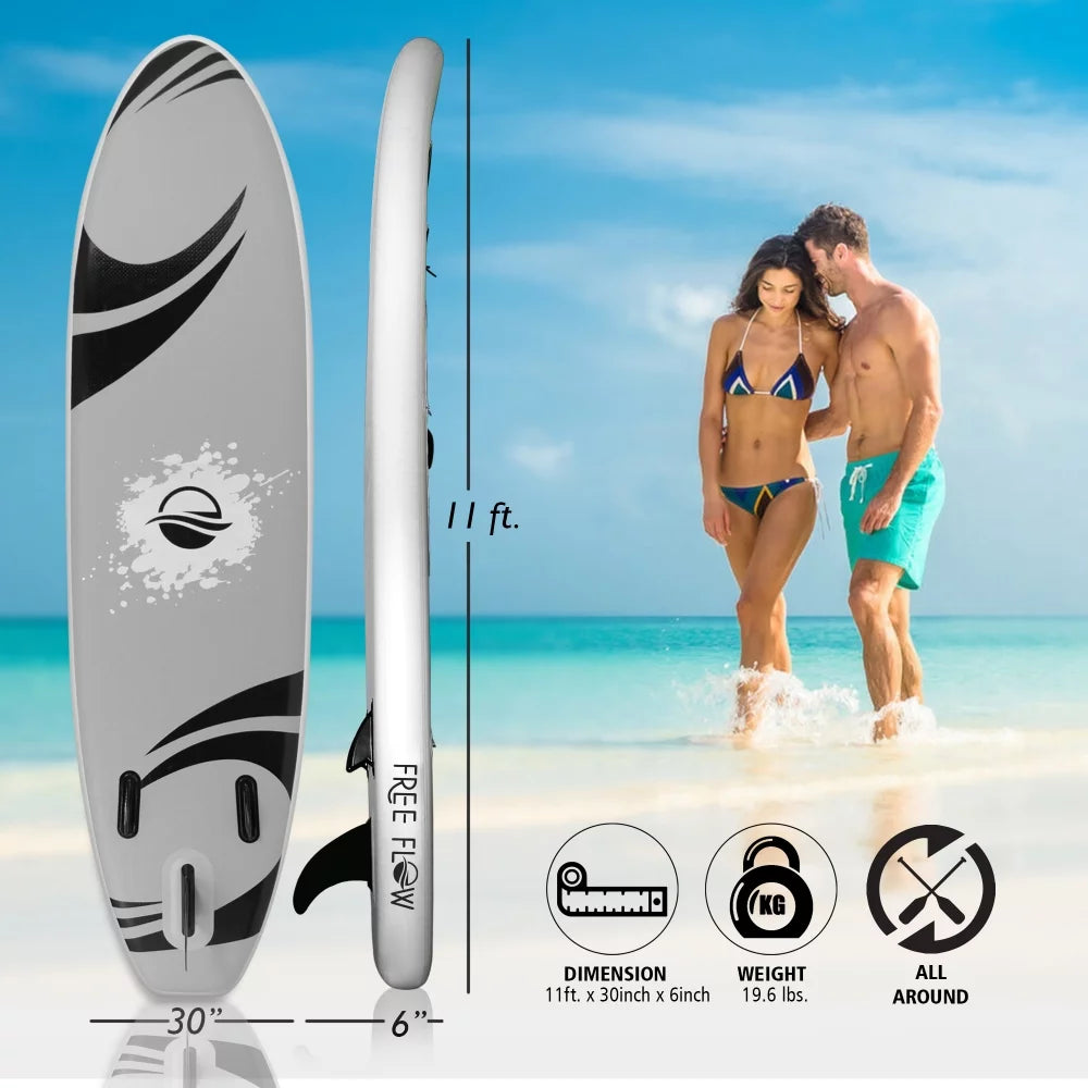 11 Foot Inflatable Stand Up Paddle Board Kit Q578
