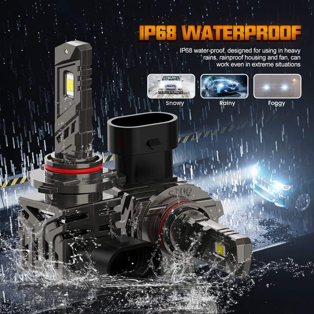 HB4 20000LM 110W 6000K LED Headlight Bulbs Pack of 2 T8882