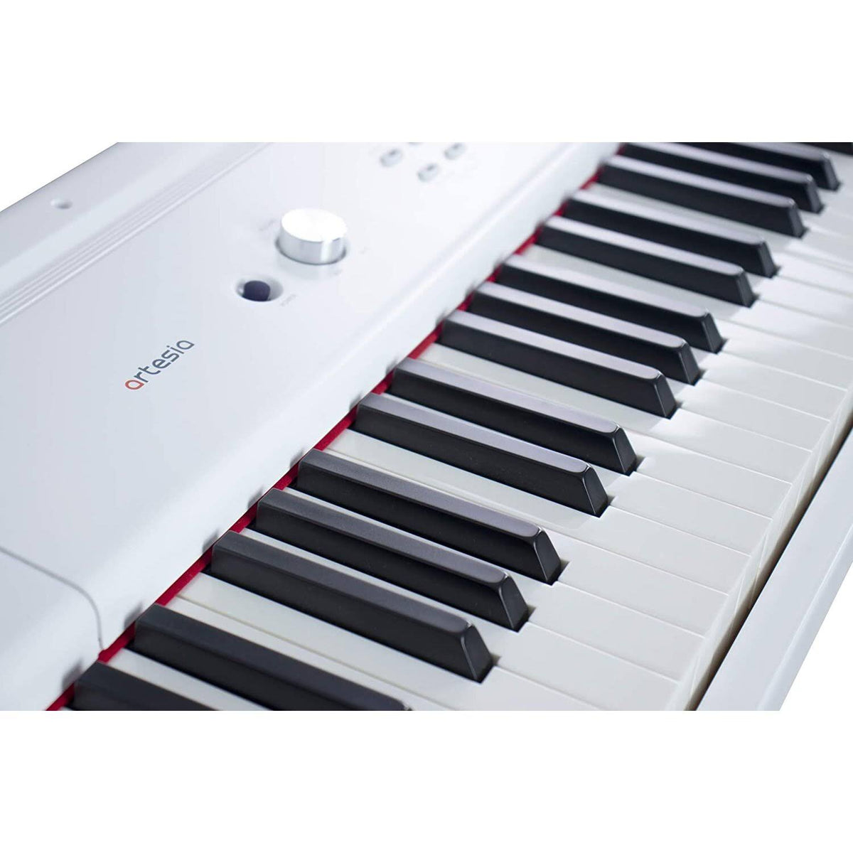 White 88-Key Weighted Hammer Action Digital Piano S82431