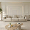 Oversized Corduroy 3 Seater Sectional Sofa I725943