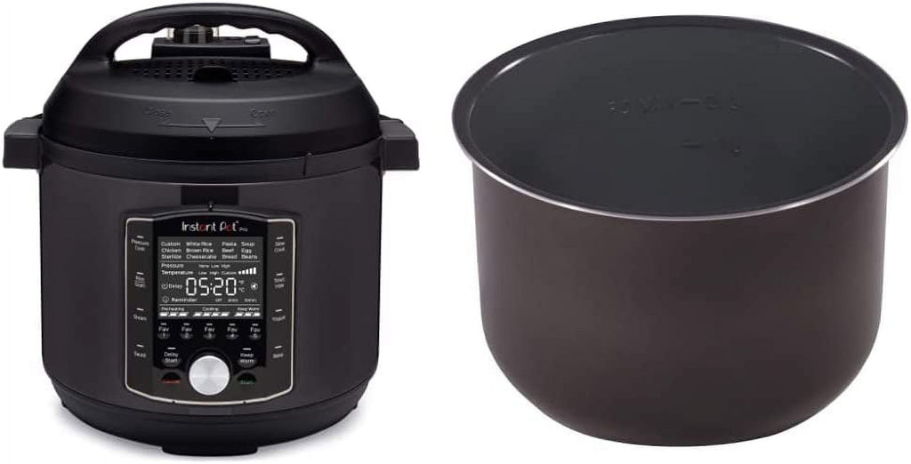 10-in-1 Slow Cooker, Rice/Grain Cooker, 8 Quart Ceramic Non Stick Inner Cooking Pot O966166