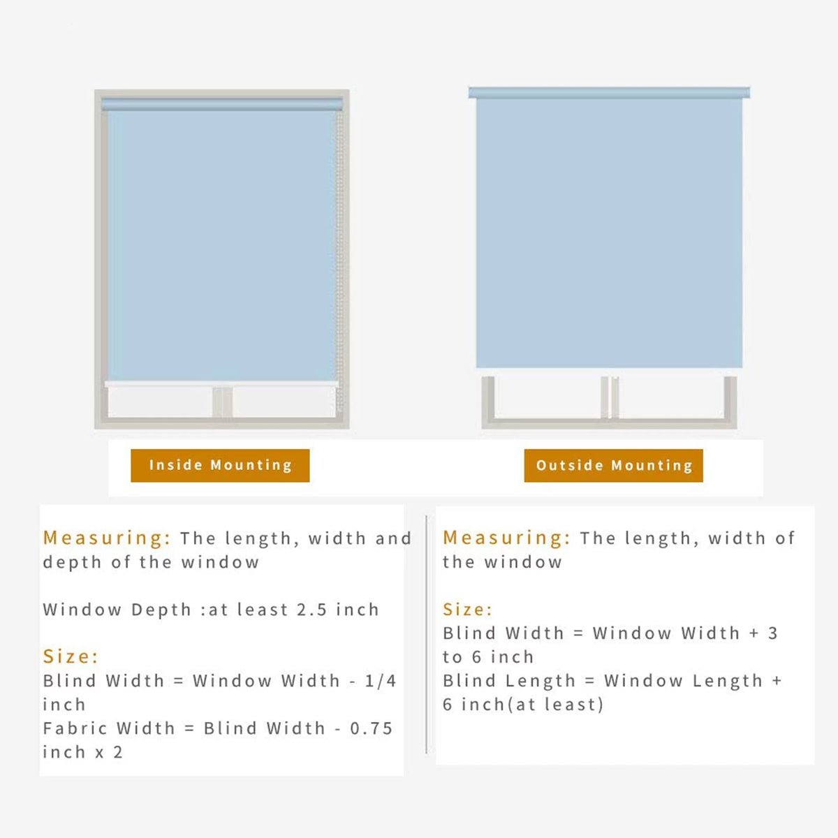 100% Blackout Waterproof Fabric Window Roller Shades Y378670