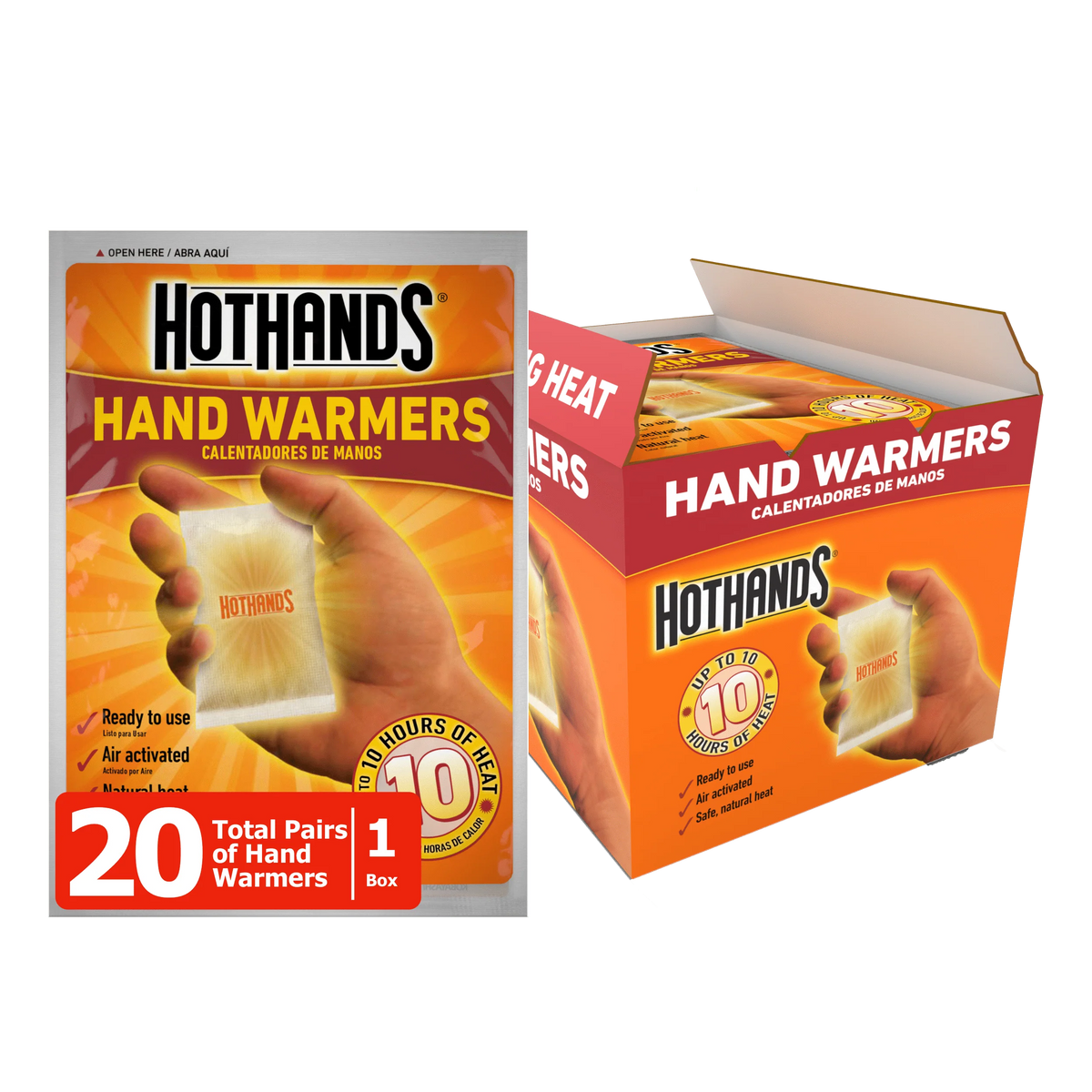 Hand Warmer 10-Pair Value Pack X3321
