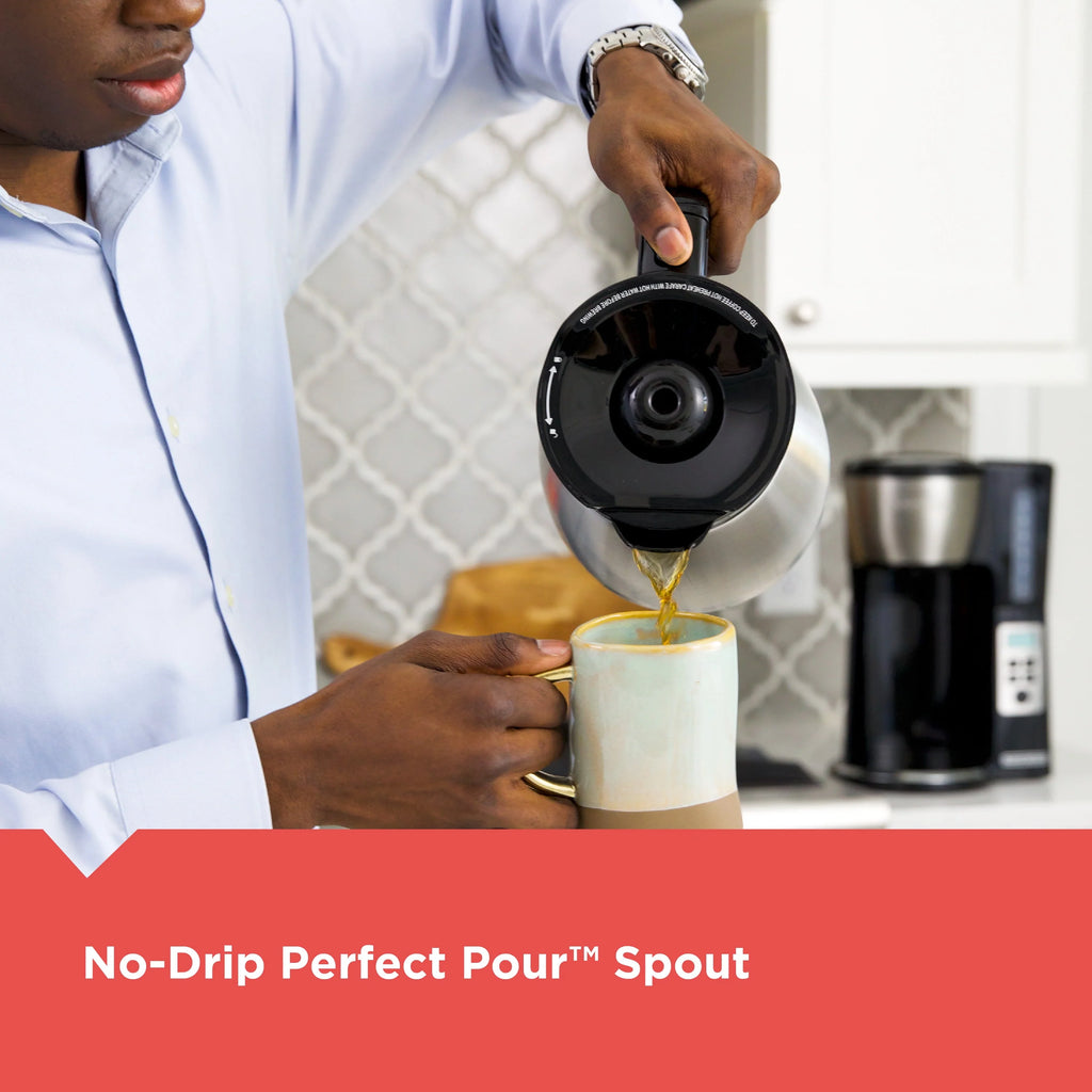 Black 12 Cup Drip Coffee Maker X89807