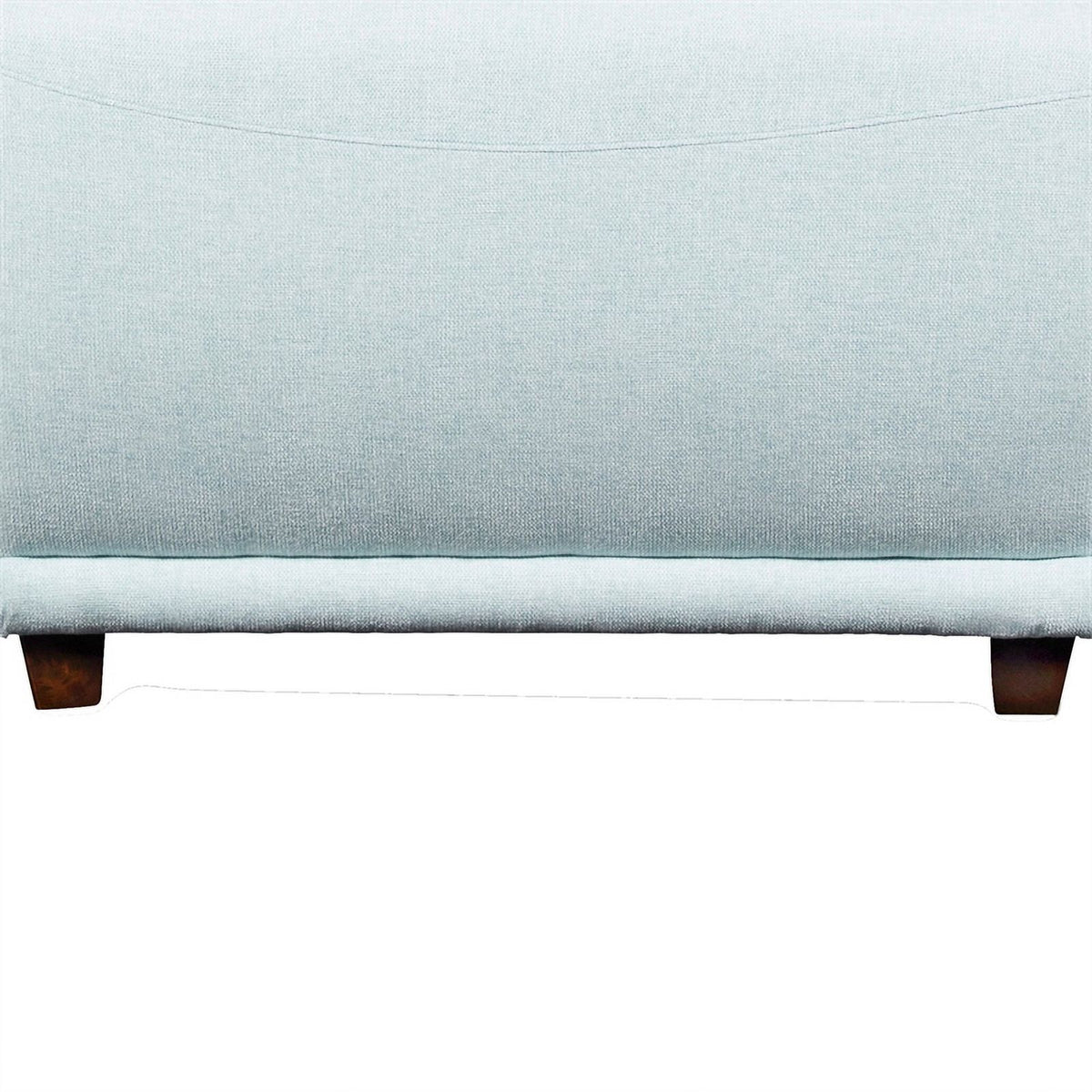 Light Blue Fabric Upholstered Wooden Sofa O879