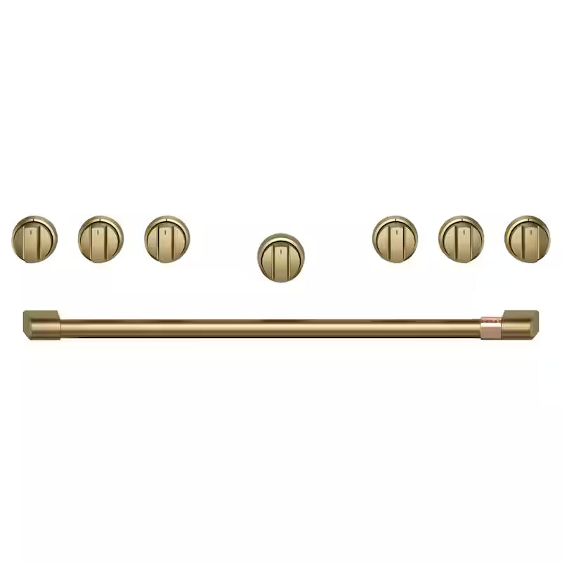Range and Rangetop Handle and Knob Kit in Brushed Brass C869