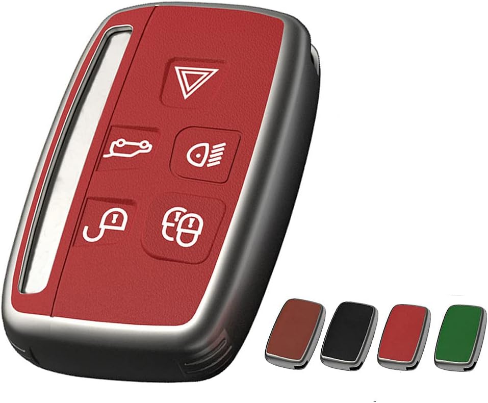 White TPU Car Key Cover Case for Land Rover Jaguar B6003