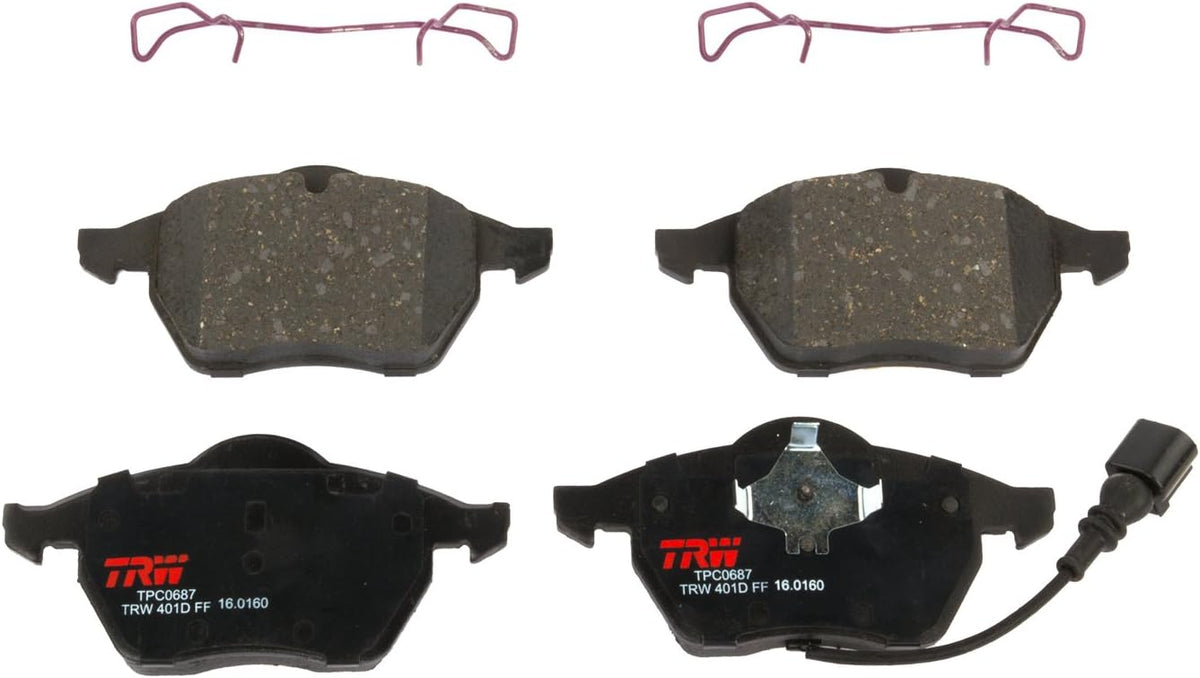 Disc Brake Pad Set, Front, Pack of 2 W2964