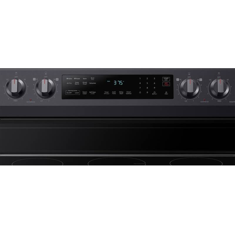 6.3 cu. ft. Wi-Fi Convection Electric Range with AirFry in Black Stainless Steel B58271