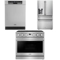 36 Gas Range, Refrigerator and Dishwasher C3063