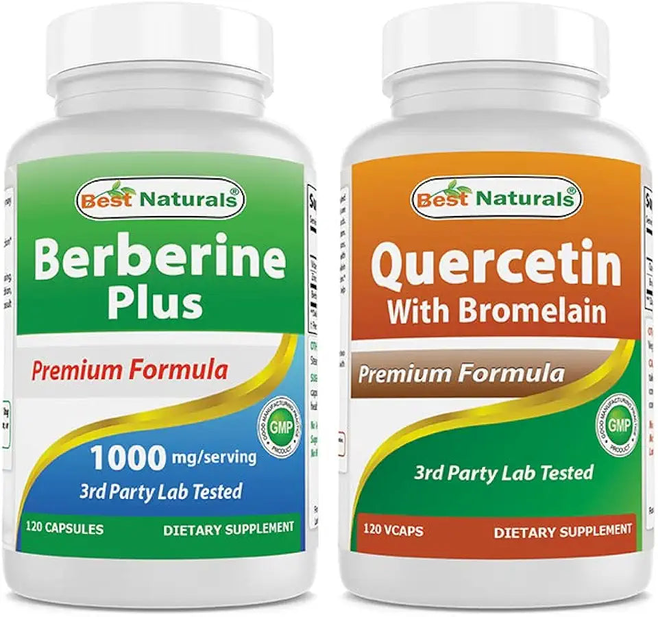 Berberine Plus 1000mg & Quercetin with Bromelain K86048