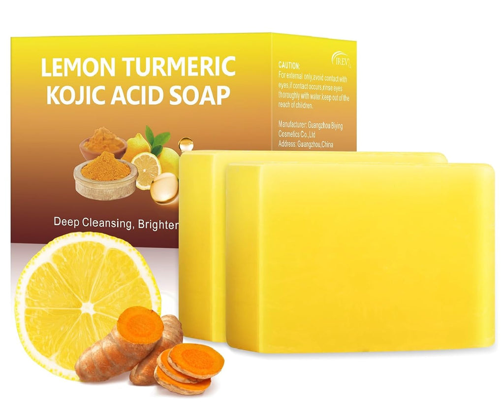Lemon Turmeric Kojic Acid Soap Bar (2 Pack) Y530600