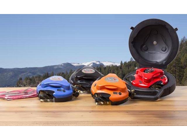 Automatic Outdoor Grill Cleaning Robot with Carry Case O7911