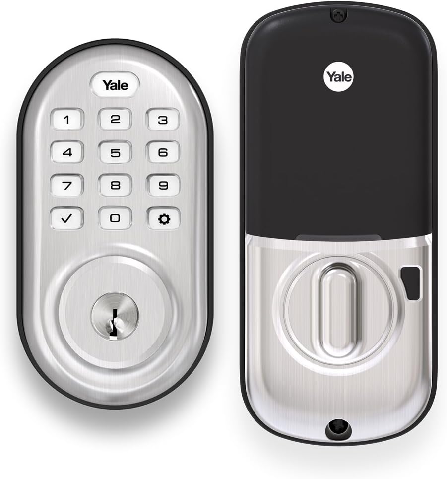Satin Nickel Push Button Deadbolt E878681