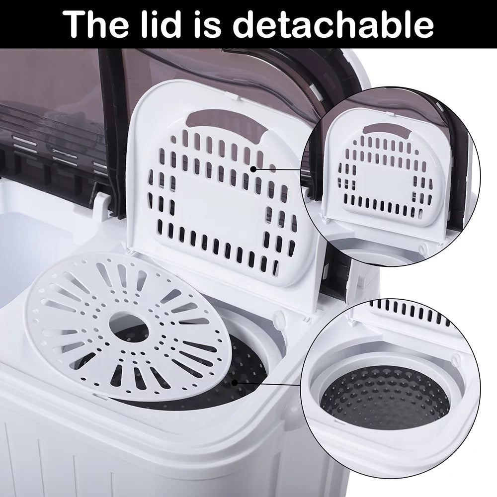 Portable Compact Semi-automatic Washing Machine U936