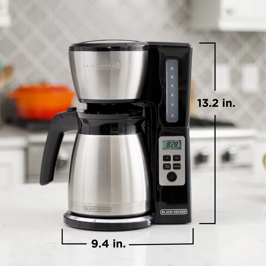 Black 12 Cup Drip Coffee Maker X89807