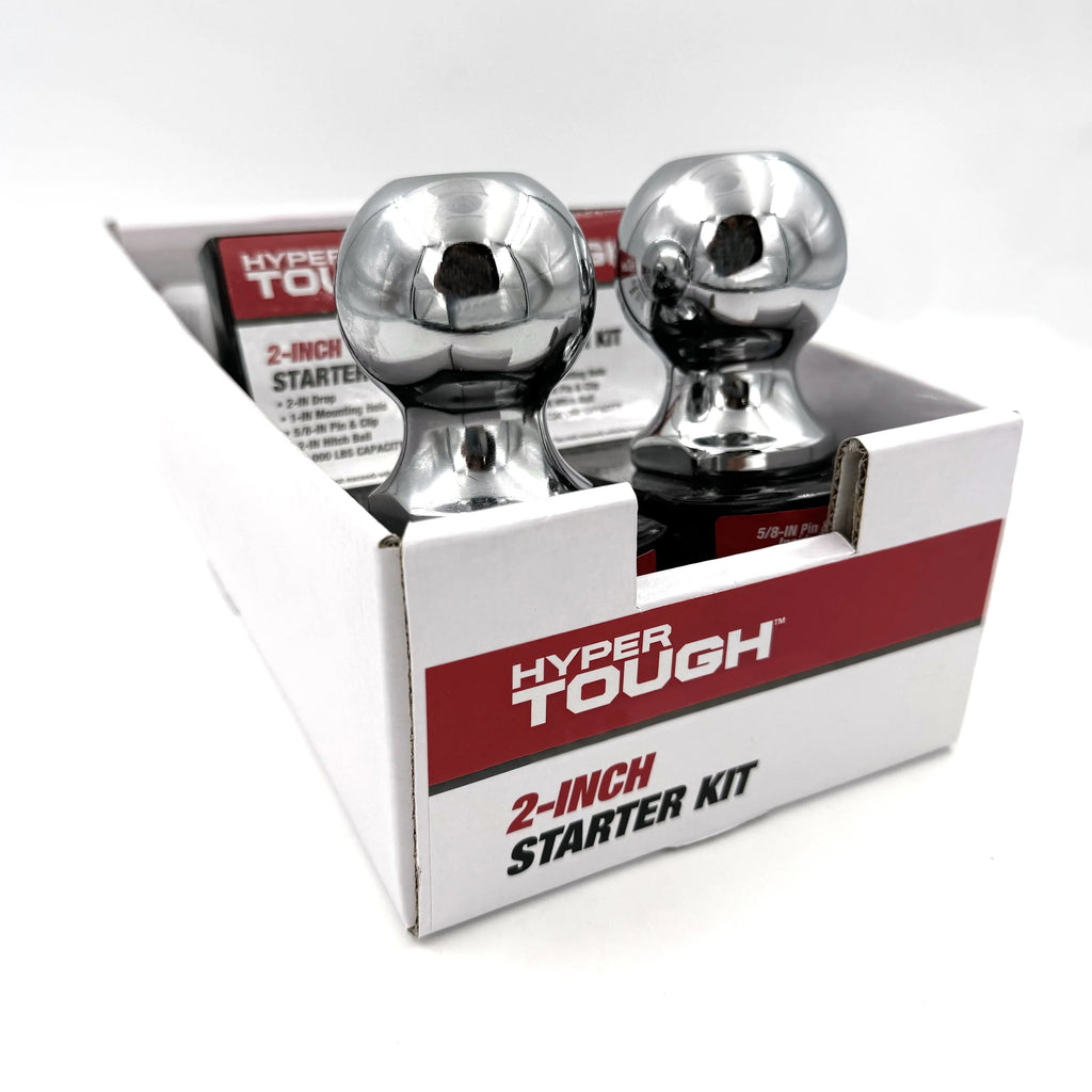 2 inch Drop Trailer Hitch Starter Kit with 5/8 inch Pin, Class III, Black, 2 inch Ball N26970