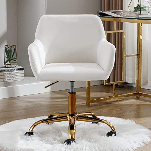 Baby Blue Velvet Office Desk Chair S298600