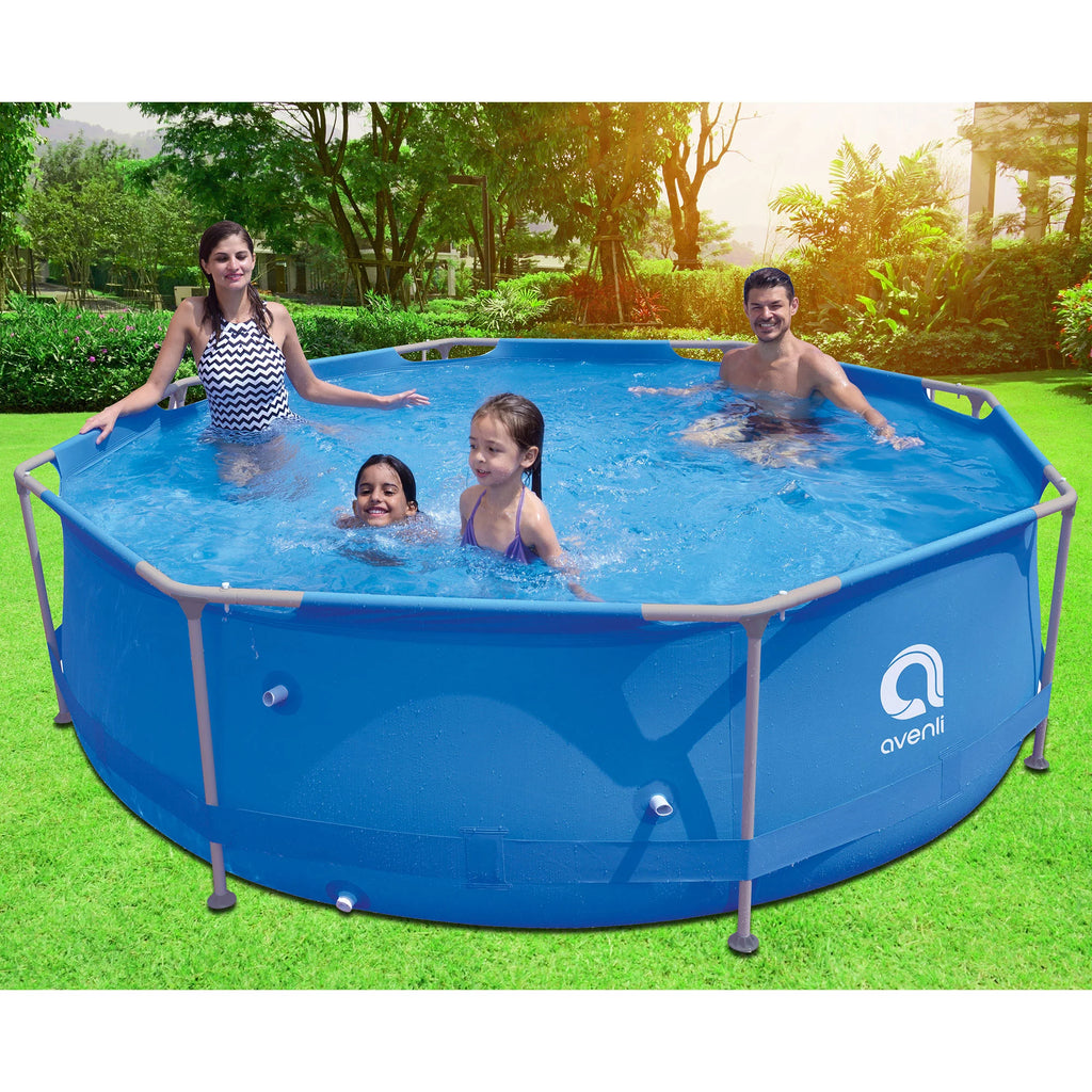 9ft x 30in Round Frame Swimming Pool Y547