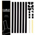 Black Cable Management Raceway Kit X14276