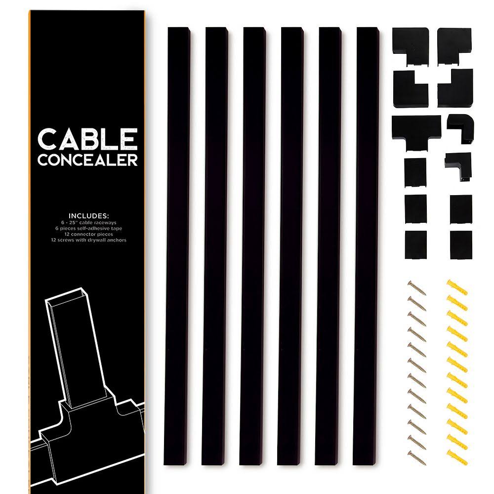 Black Cable Management Raceway Kit X14276