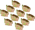 10 Pack E-Track Wood Beam End Socket Shelf Brackets with E Track Fittings for 2x4 & 2x6 in Truck Trailer Van RV Tie-Down Systems M88427
