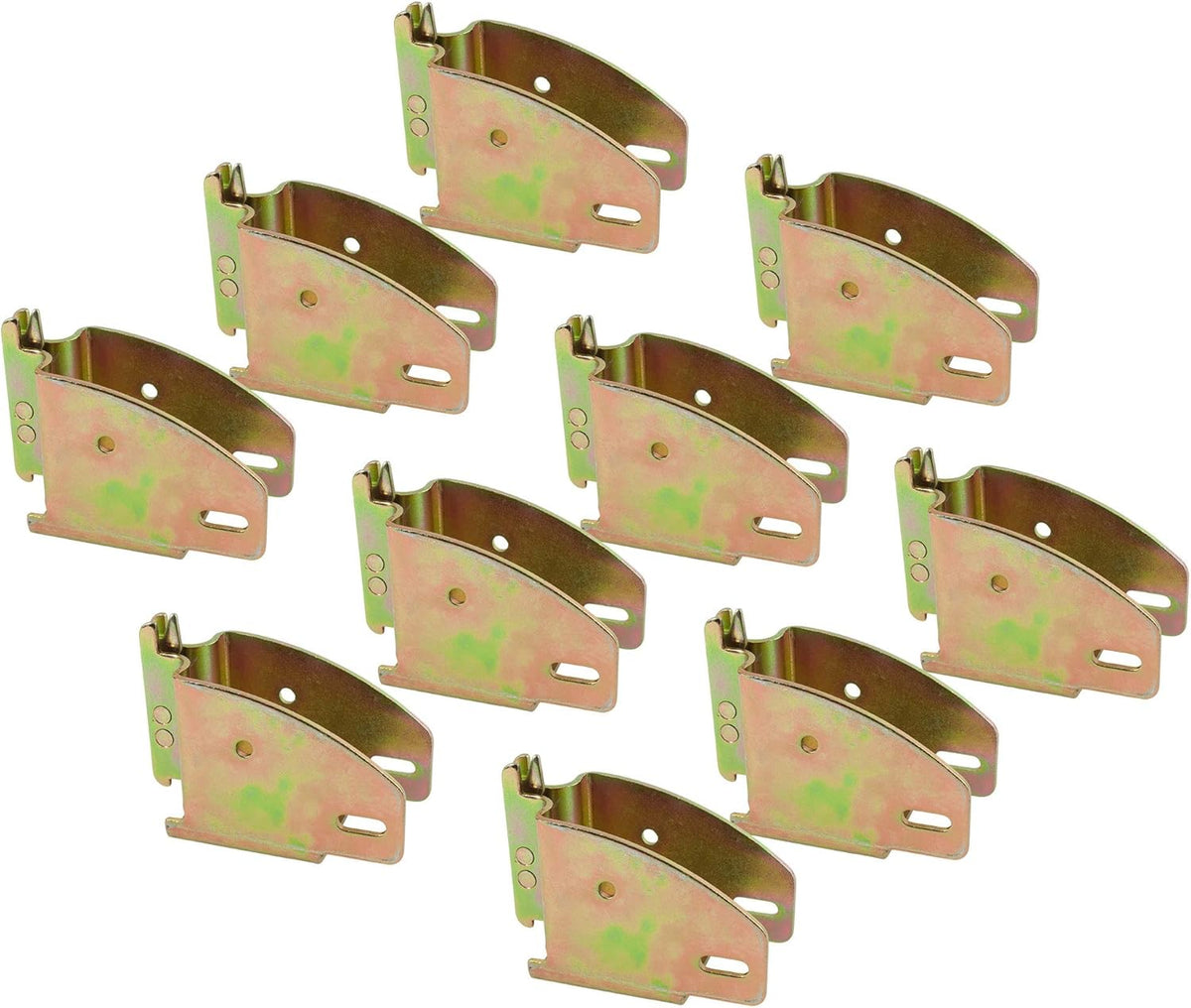 10 Pack E-Track Wood Beam End Socket Shelf Brackets with E Track Fittings for 2x4 & 2x6 in Truck Trailer Van RV Tie-Down Systems M88427