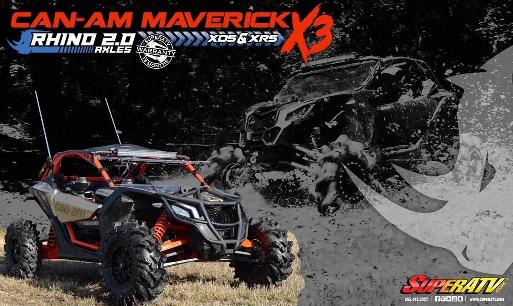 Heavy Duty Front Left Axle for Can-Am Maverick S2472