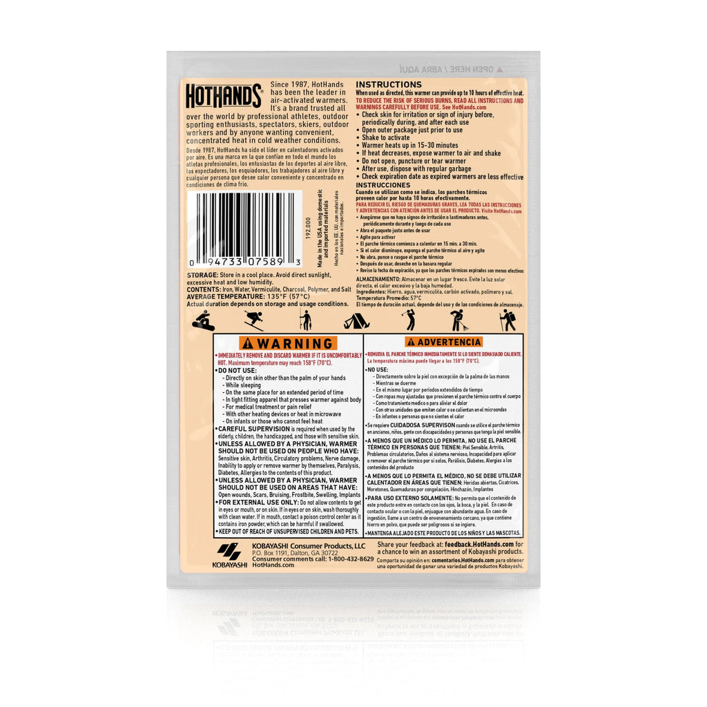 Hand Warmer 10-Pair Value Pack X3321
